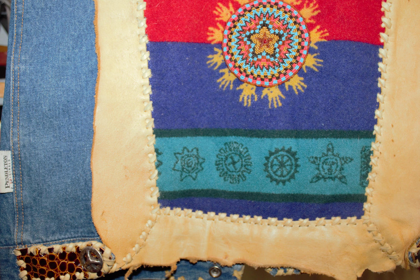 One World One People - Customized Pendleton Panel Vest